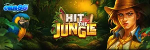 Tampilan visual slot Hit the Jungle dengan nuansa hutan misterius